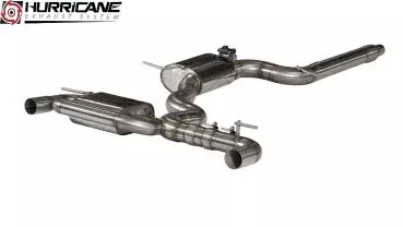 Hurricane Exhaust 3.5" ECE Klappenanlage für VW Golf GTI 7.5 Performance OPF V3